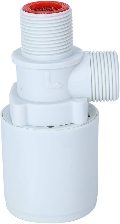 Automatic Float Valve, 3/4" Thread Water Level Control Valve Floating Ball Valve, Plastic Vertical Water Liquid Level Control Sensor Automatic wit...
