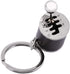 Keychain Shifter Keychain Gear Head Keychain Six-Speed Gear Stick Knob KeyMetal Key Chain Gift(Black)...