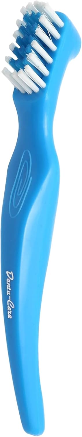 Dentu-Care & Polident 84 Tablets bundle with Dentu-Care Denture Brush for Maintaining Good Oral Care for Full Partial Dentures...