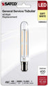 Satco 21861-4T6.5/LED/CL/930/120V/DC/1CD Tubular (S21861) Double Contact Bayonet Base Exit Light Bulb...