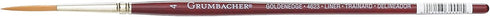 GRUMBACHER Goldenedge Golden Toray Liner Watercolor Brush, Synthetic Bristles, Size 3 (4623.4)...