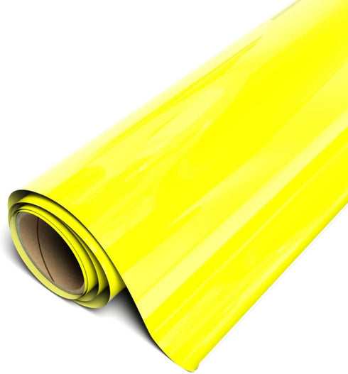 Siser EasyWeed HTV 11.8" x 3ft Roll - Iron on Heat Transfer Vinyl (Fluorescent Yellow)...