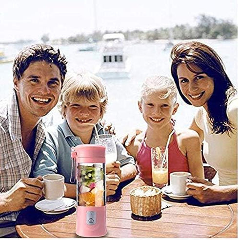 Portable Juicer Blender, USB Travel Juice Cup Baby Food Mixing Machince with Updated 6 Blades with Powerful Motor 4000mAh Rechargeable Battery,13O...