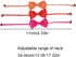 Orange Dog Bow Ties with Adjustable Collar Pet Neckties Cat Bow Tie Dog Bowtie Collar Dog Bows Grooming Solid Puppy Neckties Cat Collars Basic Dog...