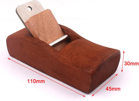 Atoplee Wood Hand Planes, Mini and Portable Woodworking Edge Trimming Plane for Edge Rounding Corner Rounding, with 1 Planer Blade and 1 Wood Fixe...