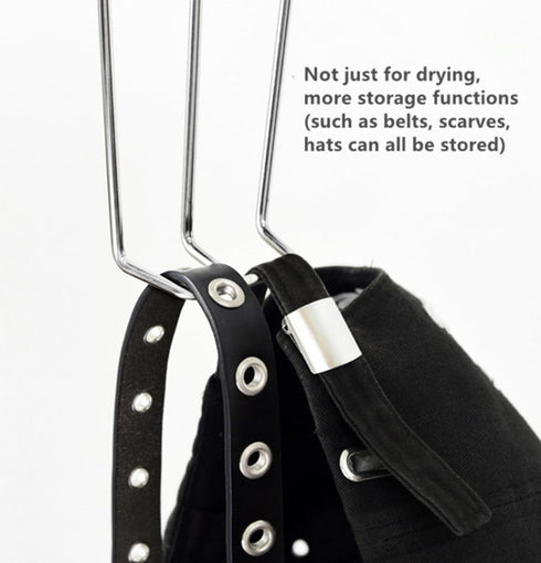 5 Pack Stainless Steel Shoes Hanger Drying Rack for Dehumidifying Hanging Leather Shoes,Double Hook Design Drying Shelf Storage Organizer,Closet O...