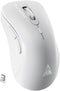 SM66 White Silent Dual Mode Bluetooth/2.4GHz Wireless Mouse, Adjustable 4200 DPI,Rechargeable Computer Mouse Wireless Office Mouse for PC Mac Lapt...