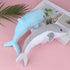 3 Pieces, Dolphin Filled Animal Plush Pillow, Super Soft Doll, Ocean Animal Plush Toy for Boys and Girls as a Sleeping mat Gift, (Blue, Pink, Gray...