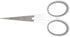 Westcott 4" Embroidery Scissors with Titanium-Bonded Blades for Crafting, Sewing & More (White/Gray)...