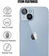 (3+3) For iPhone 14 (6.1") (3 Pack) Anti Spy Private Tempered Glass Film Privacy Screen Protector and (3 Pack) Camera Lens Protector [Not Affect F...