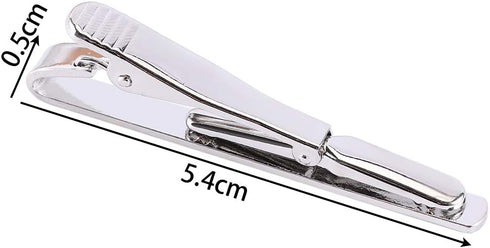 4 Pcs Tie Clips for Men Gold Silver Tie Bar Set for Regular Ties Necktie Clasp Suit Clip for Men Gift for Weeding Meeting Party Business...