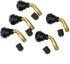 5Psc Tire Valve Stem Bent 45 Degree Angled for 50cc 150cc Scooter Motorcycle Moped Kids Kazuma Quad ATV lawnmower Tires Go Karts...
