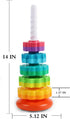 Baby Spin stack Toy,Premium Stacking Toy for Kids,Baby Spinning Toy,Stacking Toy for Babies and Toddlers,Educational Toddler Learning Toys,Autism ...