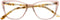 DOOViC Computer Reading Glasses Blue Light Blocking Anti Eyestrain Fashion Cat Eye Spring Hinge Readers for Women 1.0 Strength...