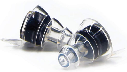 High-Fidelity Concert Earplugs Reusable Noise-Reduction Ear Plugs Set with Two Sizes Included - For Rave, Live Music, Festivals, Marching Bands, L...