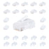 Cat5e RJ45 Modular Plugs, 8P8C UTP Ethernet Crimp Connectors, Solid or Stranded Cable Ends, Gold-Plated Contacts (100 Pack)...
