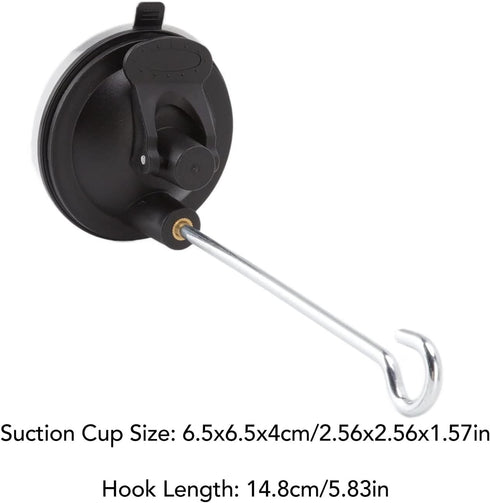 Strong Window Suction Cups Hanger Hook, for Bird Feeders and Wind Chimes, Pet Water Drinker Dispenser Cage, Bird House Feeder Hanging Bracket No B...