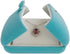 Aqua Packaging Case Premium Velvet Jewelry Gift Box Double Layer Function Necklace Earring Combo (Jewelry not included)...