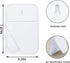 Desktop Makeup Mirror, 8 Inch Portable Mirror, Simple Folding Makeup Mmirror with Stand, Standing Wall Hanging Double-Duty White...