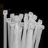 100 Pack Adhesive Cable Tie Mount Zip Ties Wraps 150mm x 3.6mm White Self Wire Tie Base Holder for Home Office Garage and Workshop...
