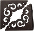 Corner Protector Edge 4 Pcs Antique Metal Decorative Box Bumpers for Cabinet Chest Desks Jewelry Door Drawer Tables Guard Furniture Hardware Acces...