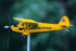 Piper J3 Cub Airplane Weathervane,3D Unique and Magical Metal Windmill Outdoor Wind Sculpture Kinetic Sculpture for Yard/Garden/Decor Decoration,G...