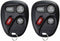 KeylessOption Keyless Entry Remote Control Car Key Fob Replacement for 15732805 (Pack of 2)...