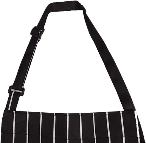 Kitchen Aprons for Men Women Chefs Adjustable Bib Aprons with Big Pockets...