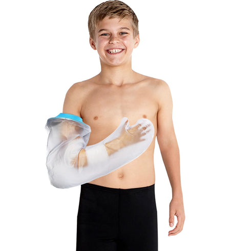 Cast Covers for Shower Arm Kids Waterproof Soft Comfortable Teens Watertight seal to Keep Child Wounds Dry,Bath Bandage Protector Broken Hand Wris...
