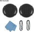 SIOTI 86mm Lens Cap, 2 Packs + 1 Piece Cleaning Wiper, Model:LC-86, Compatiable with Camera Lens & Lens Filter & Filter Adapter Ring etc.(86mm)...