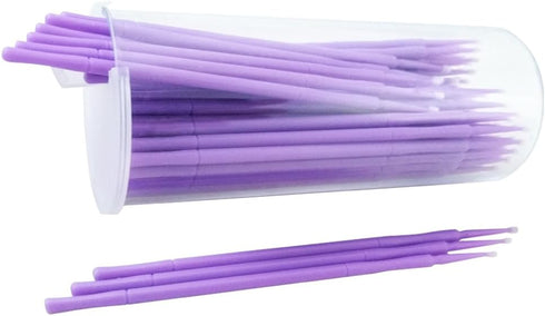 ATLIN Touch Up Paint Brushes, 100 Pack of 1.5mm Disposable Micro Applicators for Automotive Paint Chip Repair...