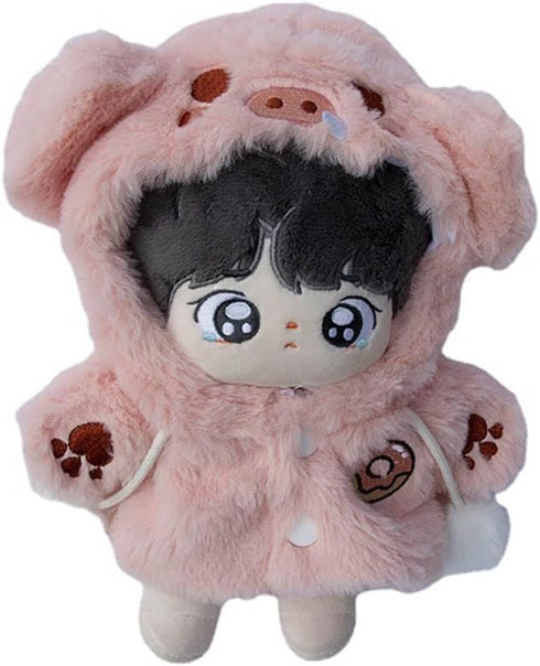 niannyyhouse 10cm 20cm Plush Doll Clothes Bear Pig Cat Hoodie Jumpsuit Jacket Soft Stuffed Plush Accessories (a2, 10cm)...