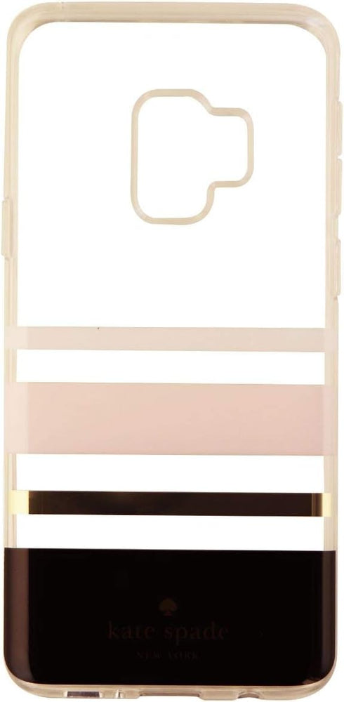 Kate Spade Flexible Hardshell Case for Galaxy S9 - Charlotte Stripe Black...