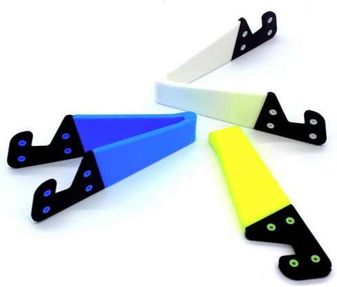 Portable Cell Phone Stand for Desk, Foldable Pocket Travel Mobile Phone Holder, Upgrade Universal V Smartphone Kickstand Mount Compatible with iPh...