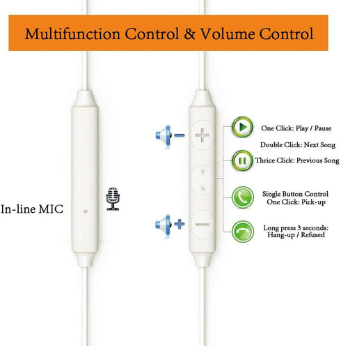 Sleep Earbuds, Ultra-Soft Comfortable Noise Isolating Earplugs Workout Headphones in-Ear Earphones w/Mic & Volume Control - Perfect for Side Sleep...