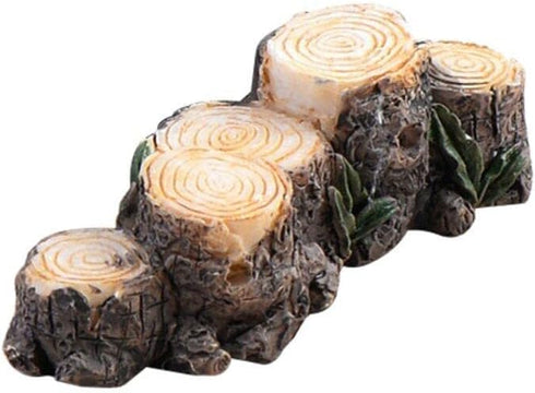 Miniature Resin Stump Micro Landscape Fairy Garden Ornament Mini Doll House Outdoor Landscape Decor, Garden Sculptures and Statues, Garden Generic...