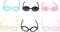 TOYANDONA 40pcs Doll Glasses, Miniature Doll Eyeglasses Mini Doll Costume Accessories for Dollhouse Crafts (Random Color) Miniatures for Crafts...