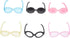 TOYANDONA 40pcs Doll Glasses, Miniature Doll Eyeglasses Mini Doll Costume Accessories for Dollhouse Crafts (Random Color) Miniatures for Crafts...