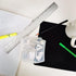 Mini Office Supply Kits – Includes Mini Stapler,Scissors, Staple Remover, Staples, Tape Dispenser (White)...