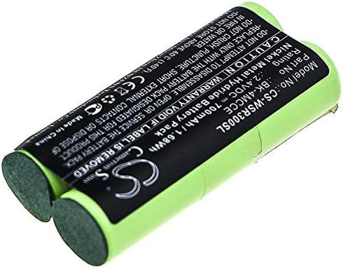 2.4V BK-4MCCE Battery Replacement for Sensonic Plus SR-3000 900 Sonic Toothbrush Sensonic Plus SR-3000E...
