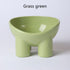 Cat Bowls Elevated Macaron Color Protects The Neck from Upsetting Plastomer Tilted Food and Water Bowl,Elevated Dog Bowls for Small Dogs (Turq)...