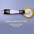 Adjustable Measuring Spoon White,Creative Double End Adjustable Scale, Eight Stalls Measuring Spoon,Measuring Dry/Semi-Liquid Ingredients,Metering...