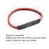 5 Pack 12 Gauge 2 Pin Quick Disconnect Polarized Wire Harness SAE Connector Bullet Lead Cable for Motorcycle Boat Car Tractor - 12in Red and Black...