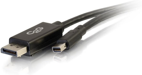 C2G Cables to Go 54301 6-ft Mini DisplayPort to DisplayPort Male/Male Adapter Cable, BK...