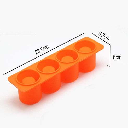 2Pcs Succulent Plants Pot Concrete Cement Mold Flower Pot Plaster Moulds Ice Shot Glass Molds Tea Light Candle Holder Pen Holder Resin Epoxy Casti...
