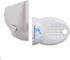 Dreambaby Adhesive Mag locks (8-Pack 1 Key) - Child Proofing Cabinet Magnetic Latches - White- Model L859...