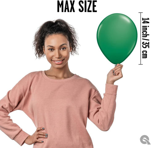 Qualatex 11" Green Latex Balloons (100ct)...