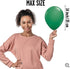 Qualatex 11" Green Latex Balloons (100ct)...