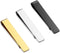 3Pcs Black Silver Gold Classic Tie Clips, Stainless Steel Necktie Tie Bar Pinch Suitable for Men Wedding Anniversary Business Father's Day Gifts...