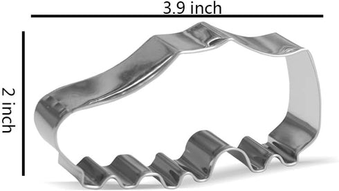 Keewah 3.9 inch Football Shoe Cookie Cutter - Stainless Steel...